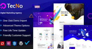 Tecno – WordPress-Thema für Kreativagenturen