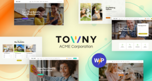 Towny – WordPress-Thema für Außen- und Heimdienste