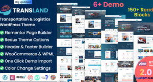 Transport & Logistik WordPress-Template