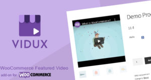 VIDUX – WooCommerce-Empfohlenes Video