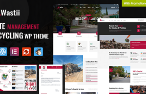Wastii – WordPress-Template für Abfallwirtschaftsdienste