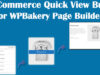 WooCommerce Quick View Builder für WPBakery Page Builder