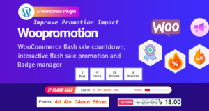 Woopromotion – WooCommerce-Produktverkaufs-Countdown und Badge-Manager