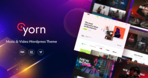 Yorn – Musik- und Video-WordPress-Vorlage