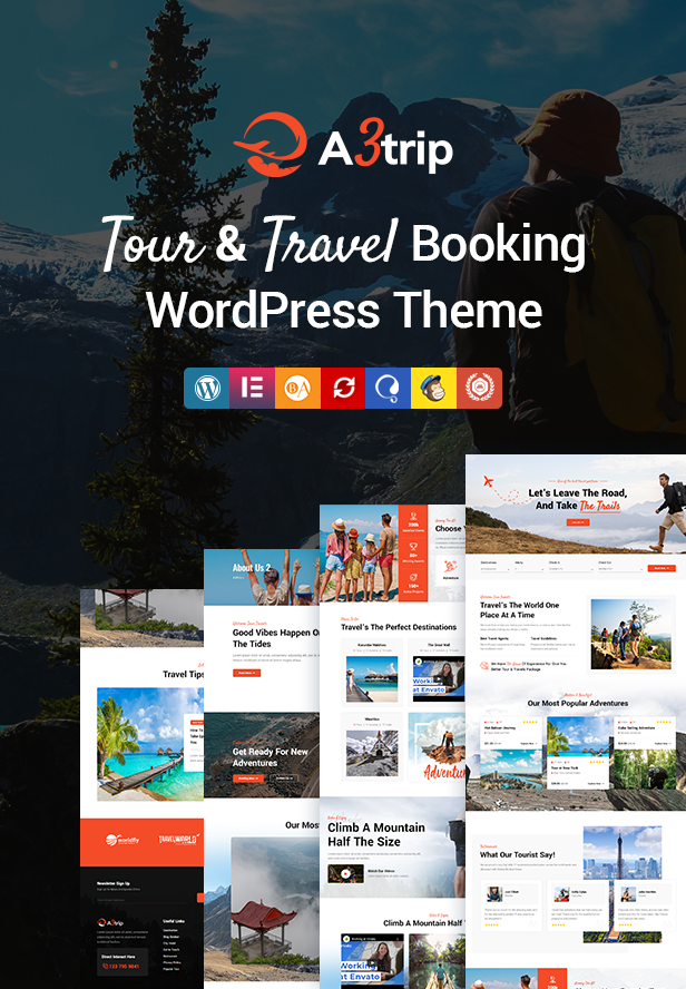 A3trip - Tour und Reisen WordPress Theme