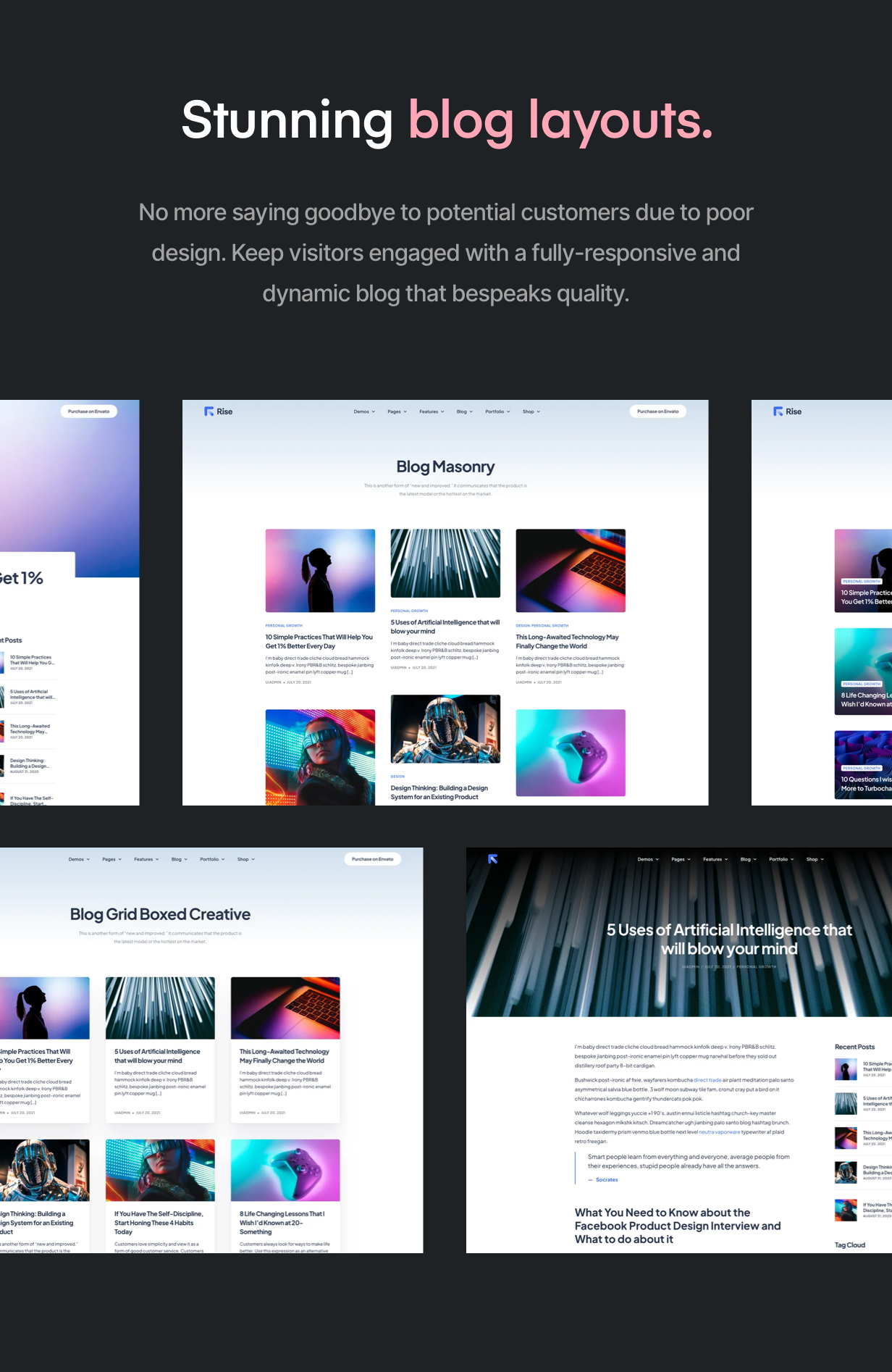 Blog Layouts