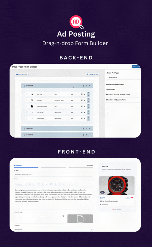 ClassifiedPro - WordPress-Theme für ReCommerce-Kleinanzeigen - 11