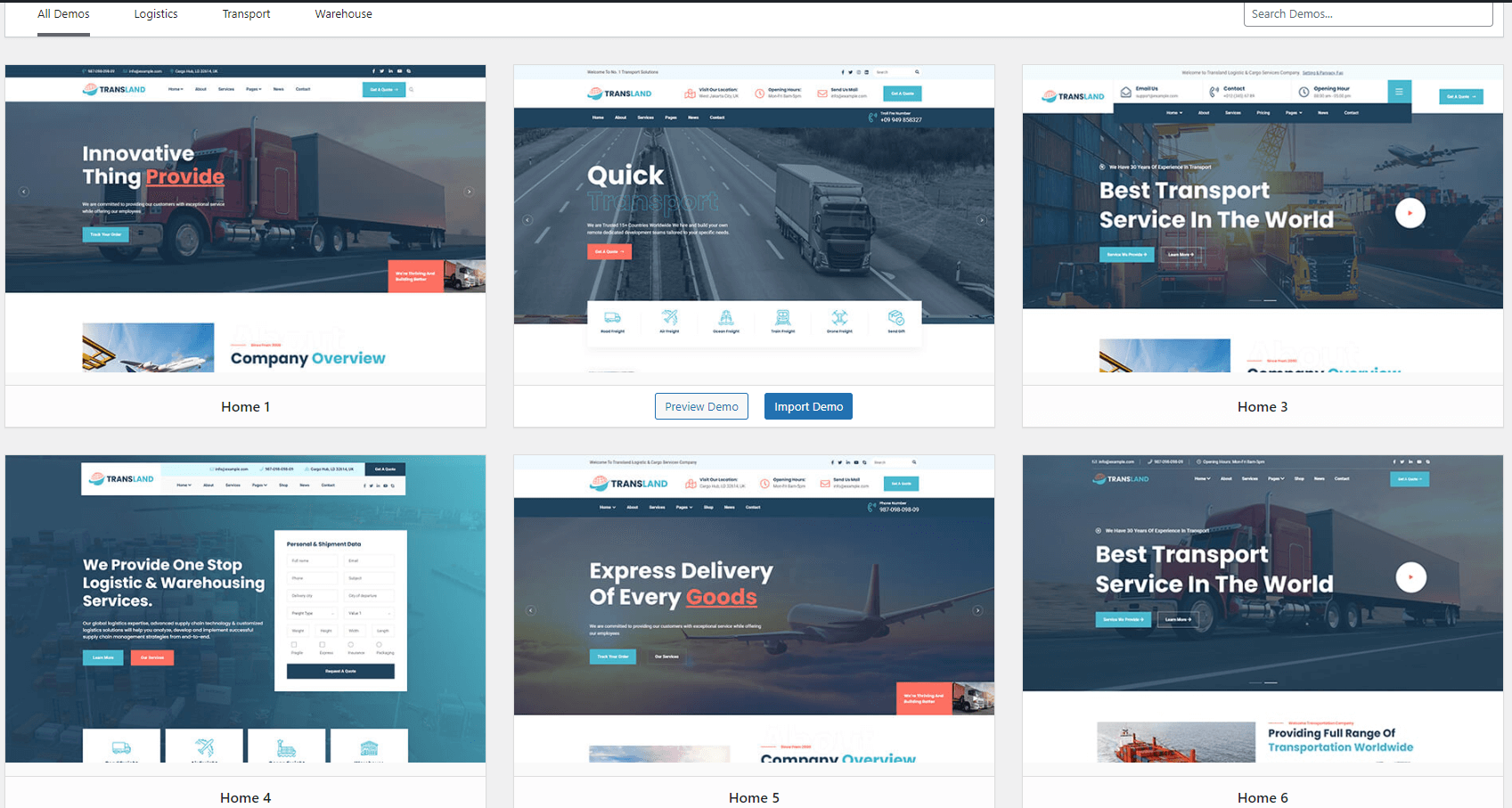 Transport & Logistik WordPress Theme - 8