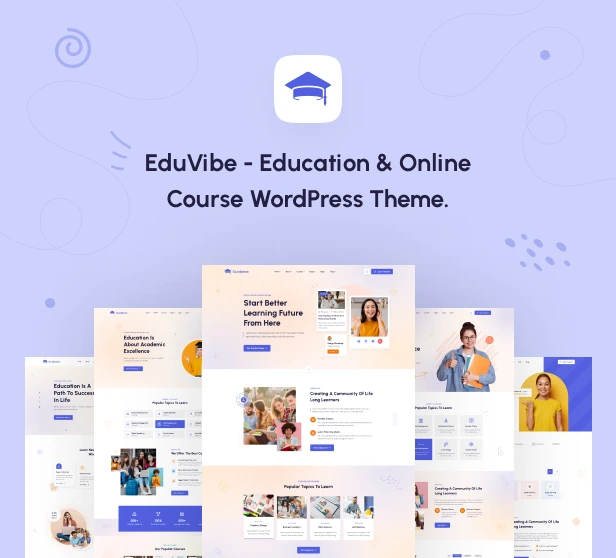 EduVibe - WordPress-Design-Homepages für Bildung und Online-Kurse