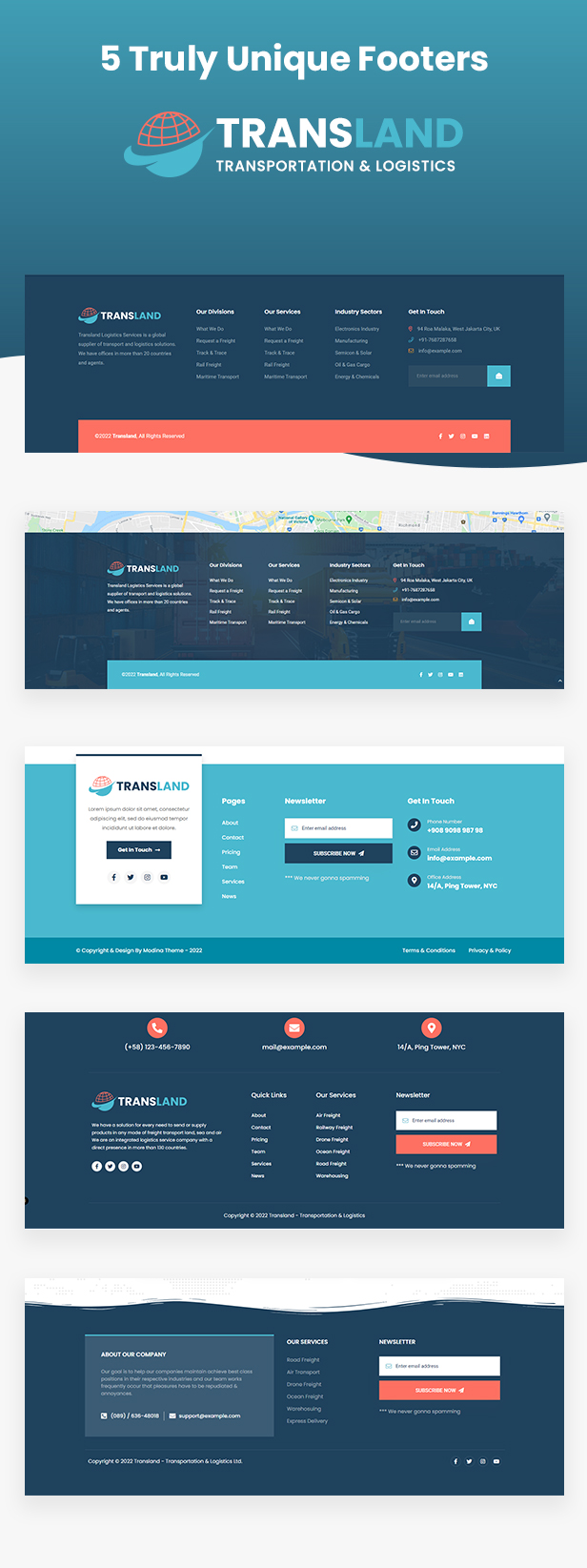 Transport & Logistik WordPress-Thema - 7