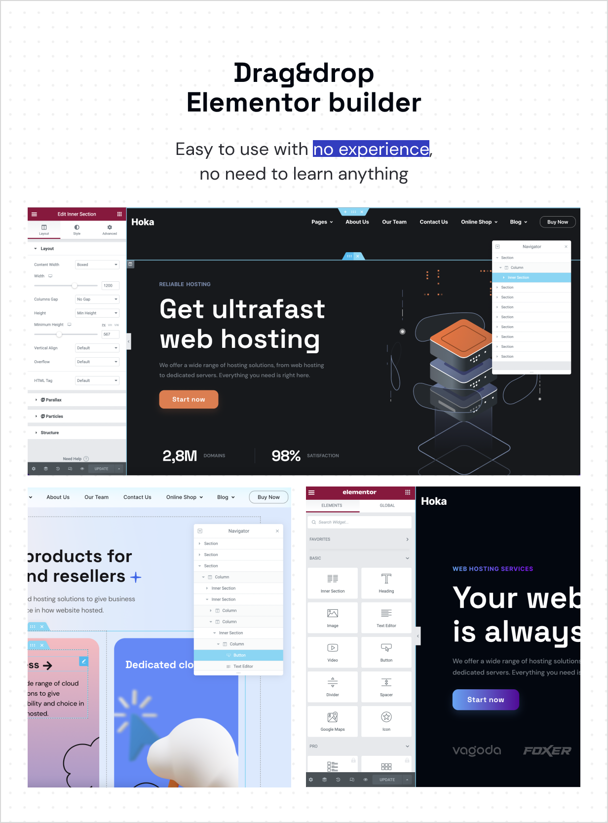 Hoka - Webhosting & WHMCS WordPress-Theme.