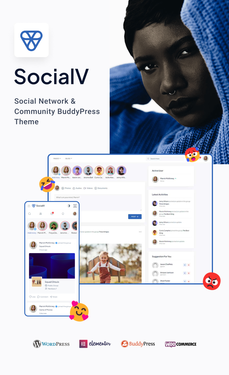SocialV - BuddyPress-Theme für soziale Netzwerke und Community - 9