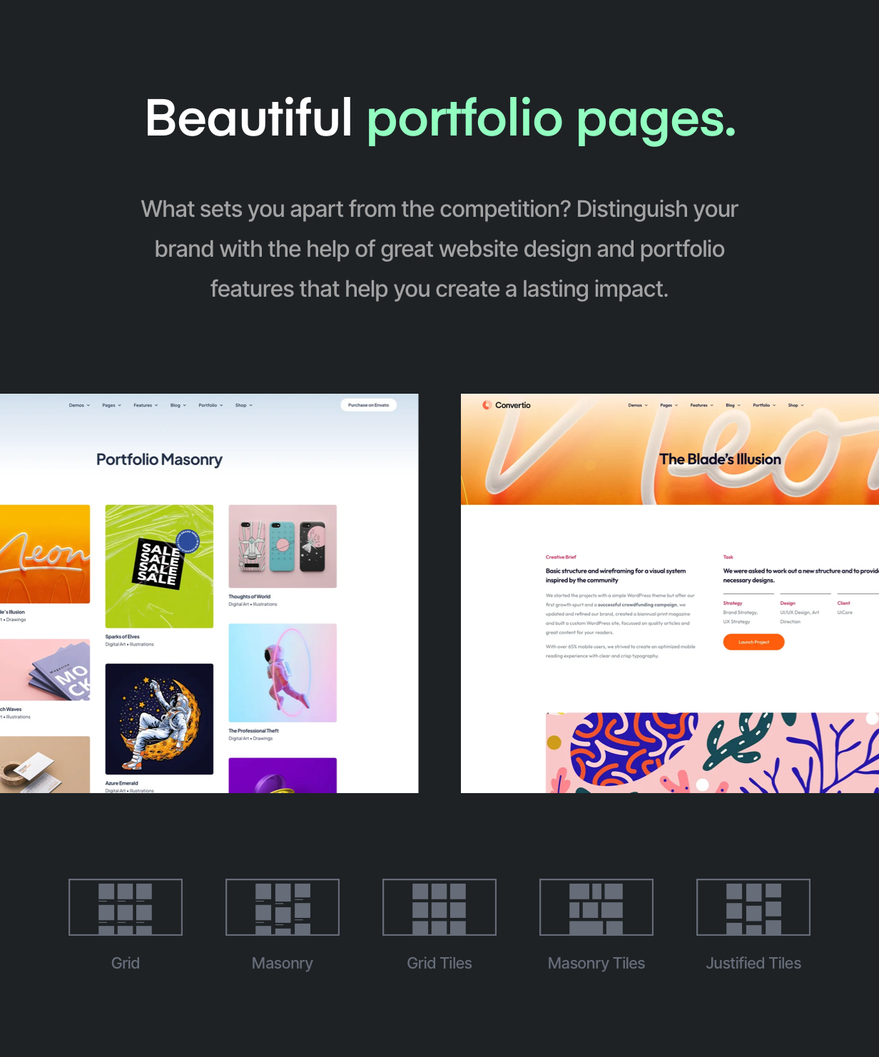 Portfolio Layouts