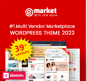eMarket – Multi-Vendor-MarketPlace-Elementor-WooCommerce-WordPress-Theme