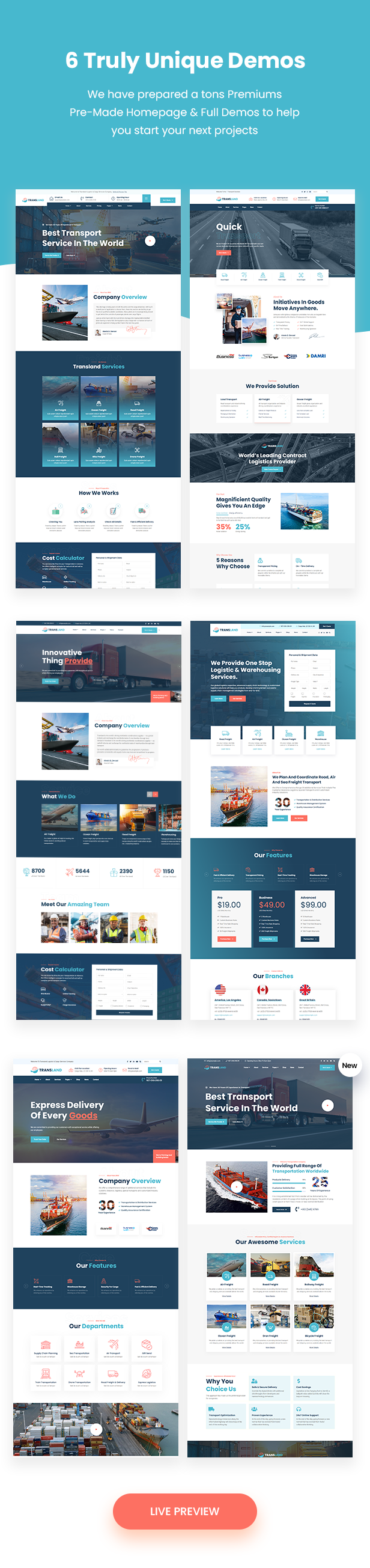 Transport & Logistik WordPress Theme - 5