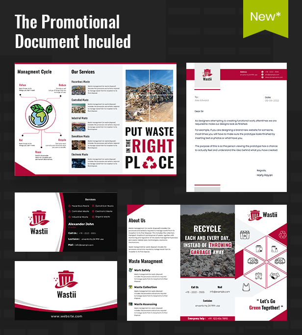 Wastii - WordPress-Theme für Abfallwirtschaft und Recycling