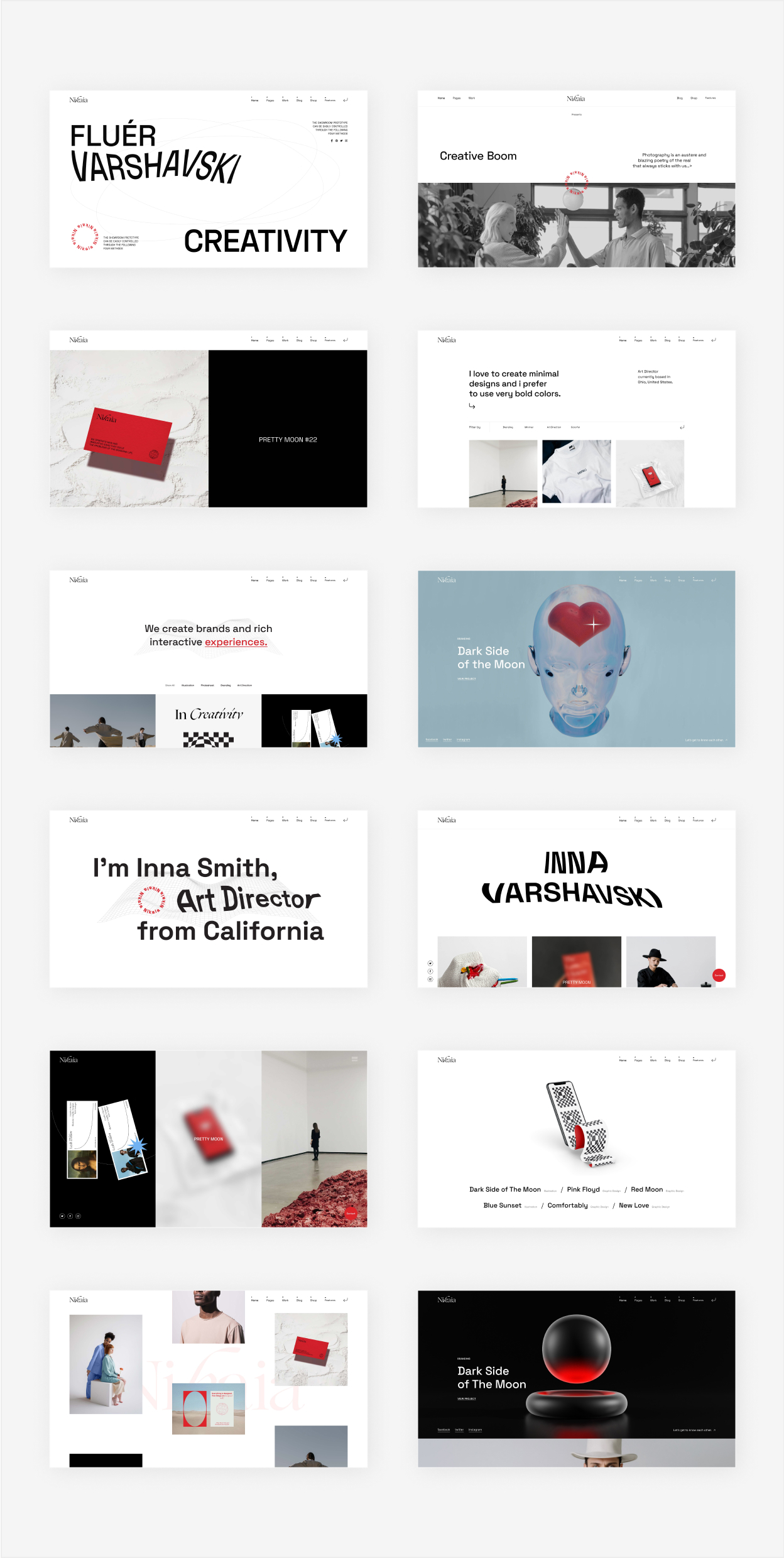 Nikaia - Minimal & Creative WordPress Theme