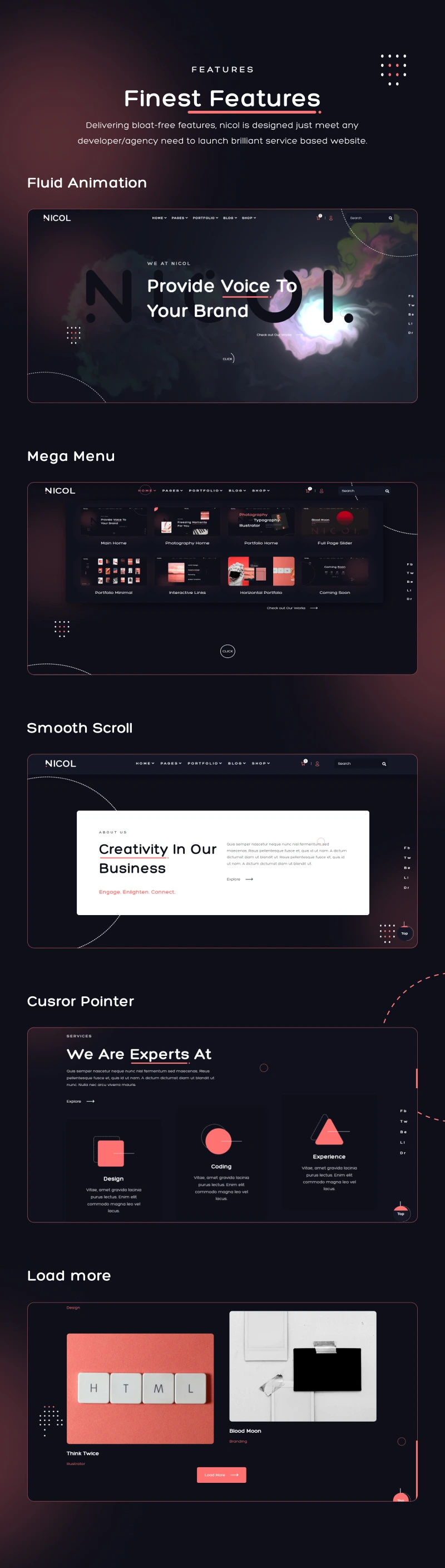 Nicol – Fiery Creative Agency WordPress Theme – 15