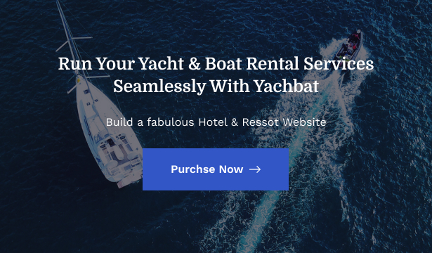Yachbat – WordPress-Theme für Boots- und Yachtausflüge