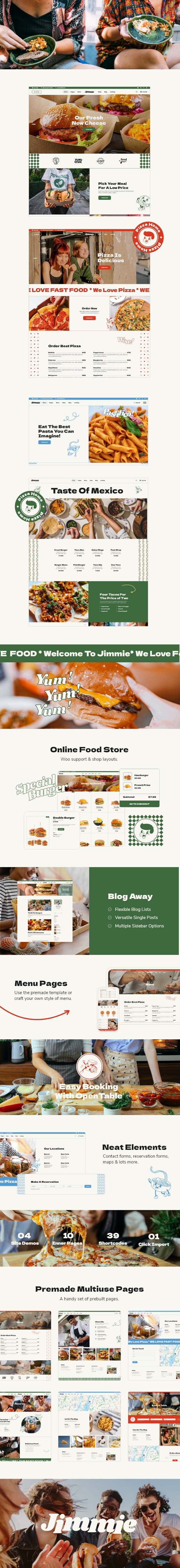Jimmie – Thema Fast-Food-Lieferung und Restaurant – 2