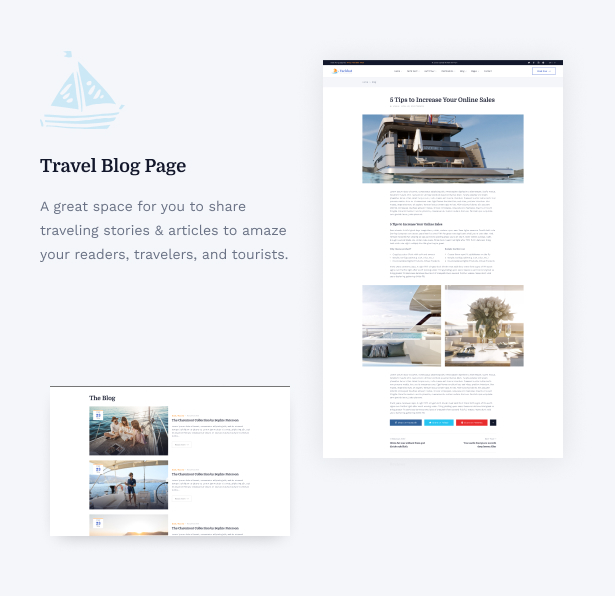 Yachbat – WordPress-Theme für Boots- und Yachtausflüge