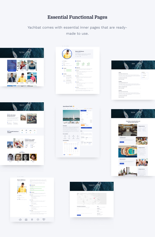 Yachbat – WordPress-Theme für Boots- und Yachtausflüge