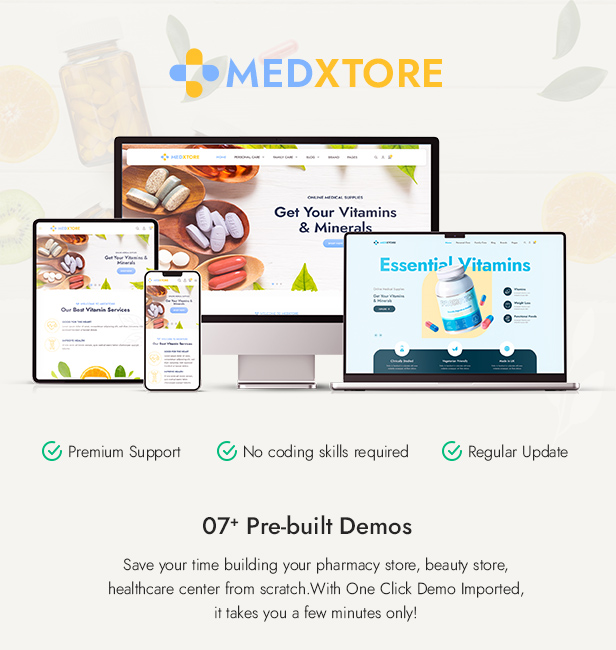 MedXtore – Pharmacy, Medical & Beauty Elementor WooCommerce Theme – 6