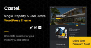Castel – WordPress-Vorlage für Einzelimmobilien und Immobilien