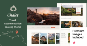 Chalet – WordPress-Layout für Reisebuchungen