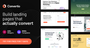 Convertio – Conversion Optimized Landing Page Vorlage