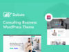 Debatte – WordPress-Vorlage für Unternehmensberatung