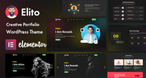 Elito – WordPress-Layout für kreatives Portfolio