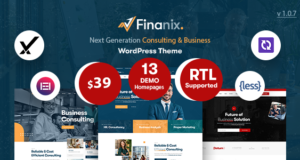 Finanix – Business-WordPress-Vorlage