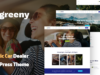 Greeny – WordPress-Vorlage für Elektroautohändler