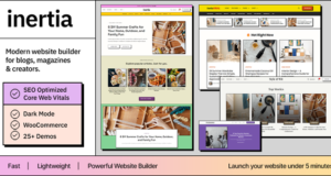 Inertia – Modernes Blog- und Magazin-WordPress-Vorlage
