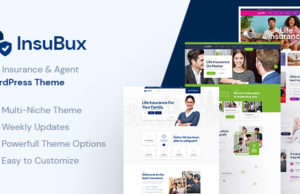 Insubux – WordPress-Layout für Versicherungsunternehmen