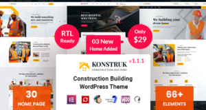 Konstruk – Bau-WordPress-Layout