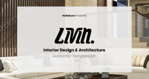 Livin – Elementor-Vorlagenkit für Innenarchitektur und Architektur