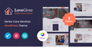 Lovegiver – WordPress-Vorlage für Seniorenpflege