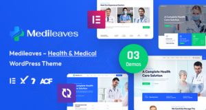 Medileaves – Health & Medical Elementor WordPress-Vorlage