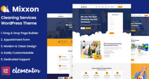 Mixxon – WordPress-Thema für Reinigungsdienste