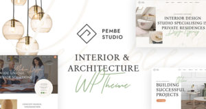 Pembe – WordPress-Layout für Innenarchitektur und Architektur