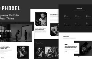 Phoxel – Fotografie-Portfolio-WordPress-Vorlage