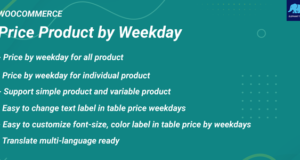 Preis Produkt nach Wochentag für WooCommerce