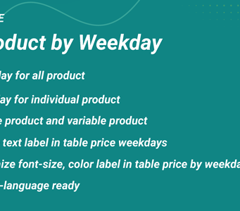 Preis Produkt nach Wochentag für WooCommerce