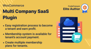 WooCommerce Multi Company SaaS Plugin Erstellen Sie eine Website wie Shopify/Wix