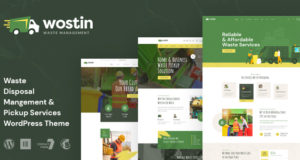 Wostin – WordPress-Layout für Abfallabfuhrdienste
