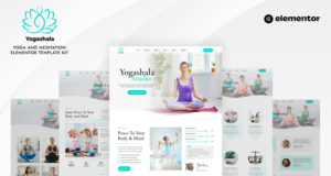 Yogashala – Elementor-Vorlagen-Kit für Yoga und Meditation