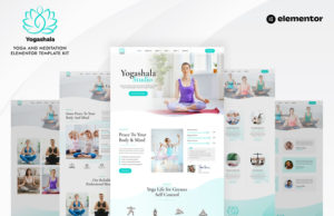 Yogashala – Elementor-Vorlagen-Kit für Yoga und Meditation