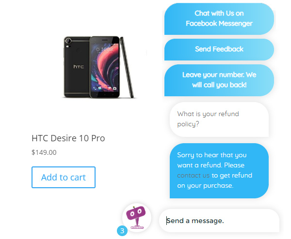 ChatBot für WooCommerce – 9